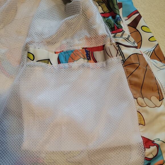 MEMBERS ONLY Jacket Space Jam Looney Tune Squad Hooded Windbreaker Size 4X - Picture 9 of 11